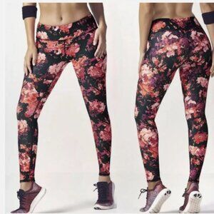 Fabletics Salar Floral  Workout Yoga Leggings Size Small